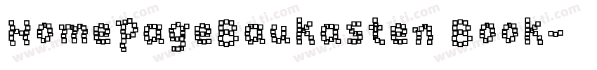 HomepageBaukasten Book字体转换
